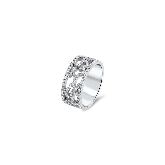 Bague en diamants Volutes Baby