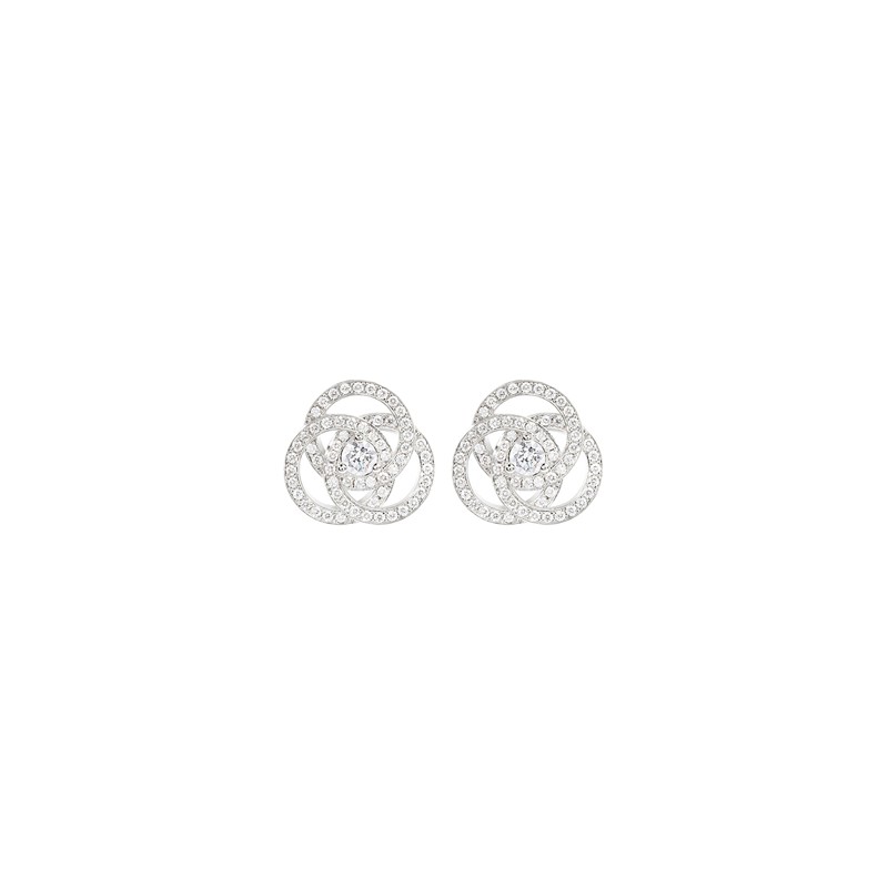 Boucles d'Oreilles en diamants Tourbillon