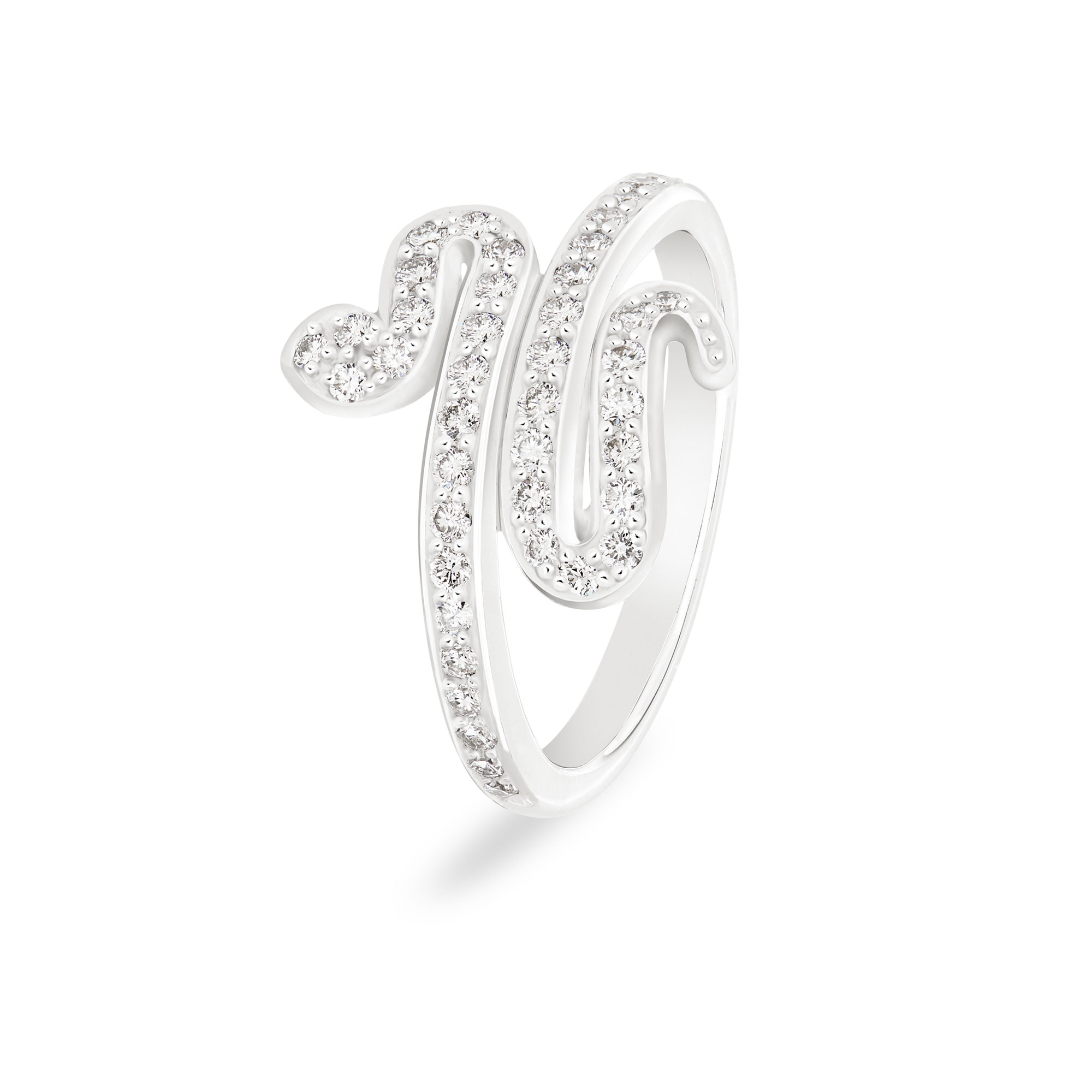 Bague en diamants Serpent Mini