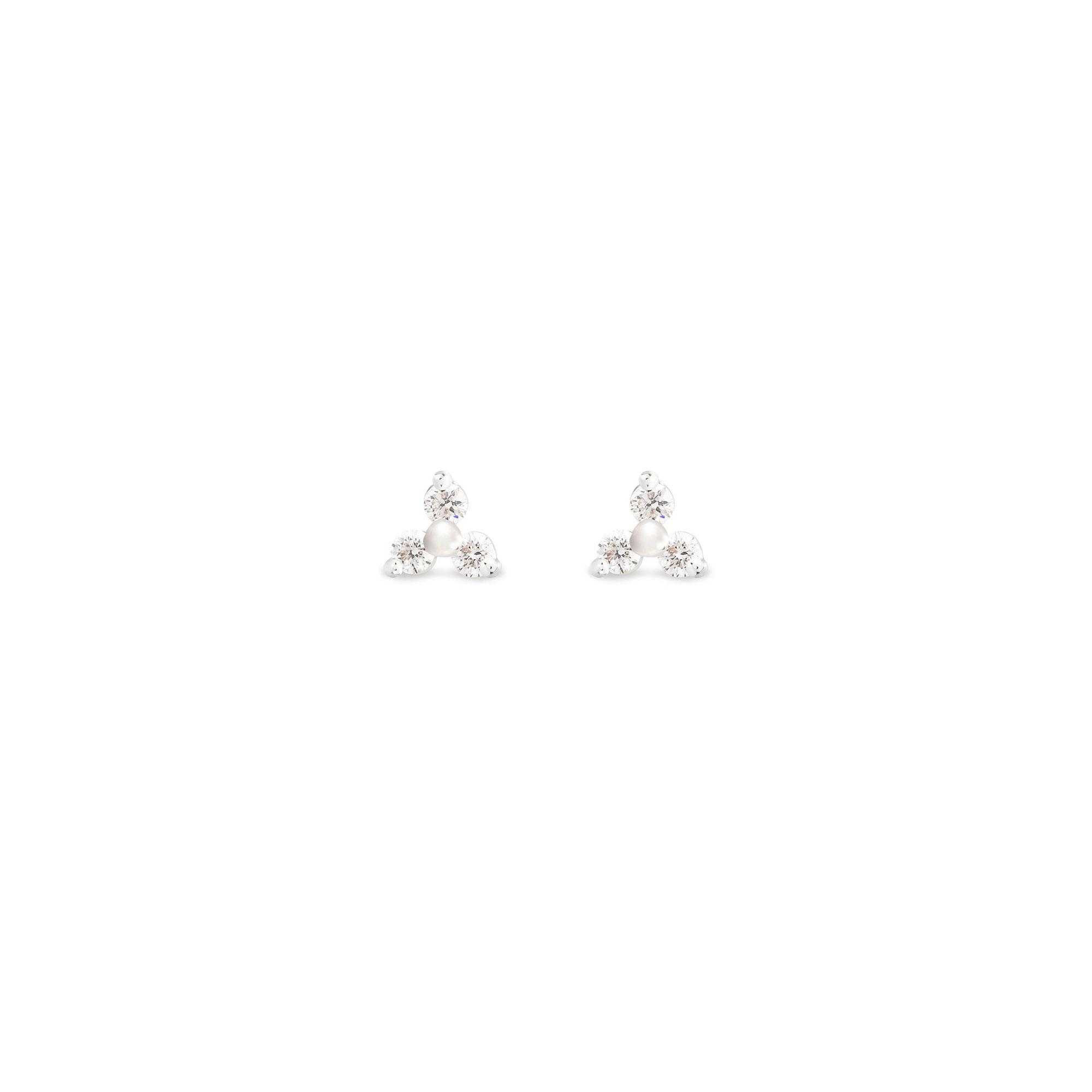 Boucles d'oreilles en diamants Trio 0015